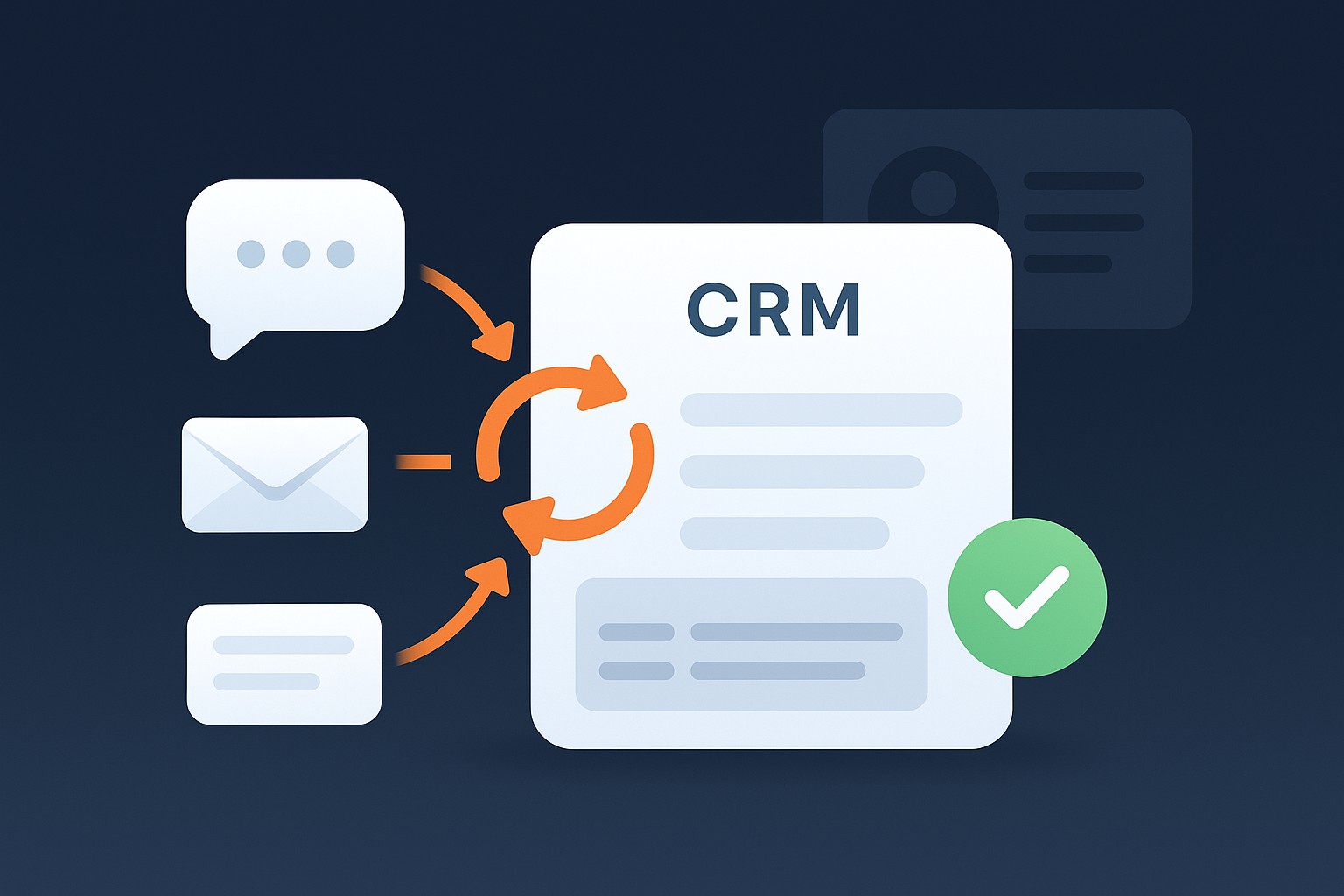 Automated CRM lead follow-up workflow for SMS email communication for small business by IT managed services provider MSP